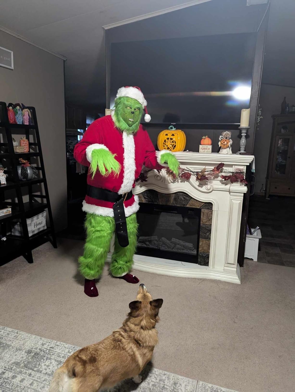 Spooky character entertainment at a Halloween party