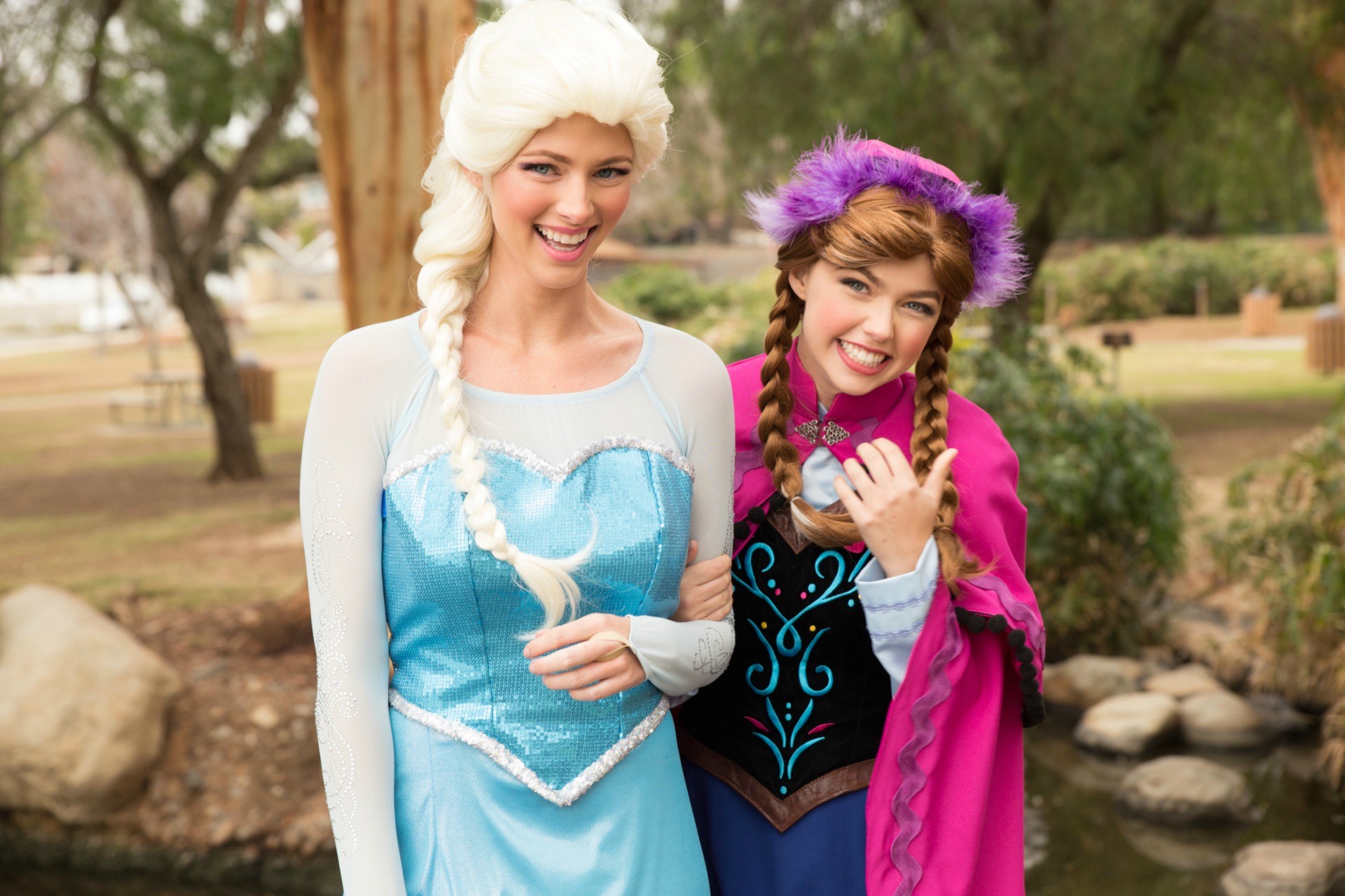 Elsa party character for hire