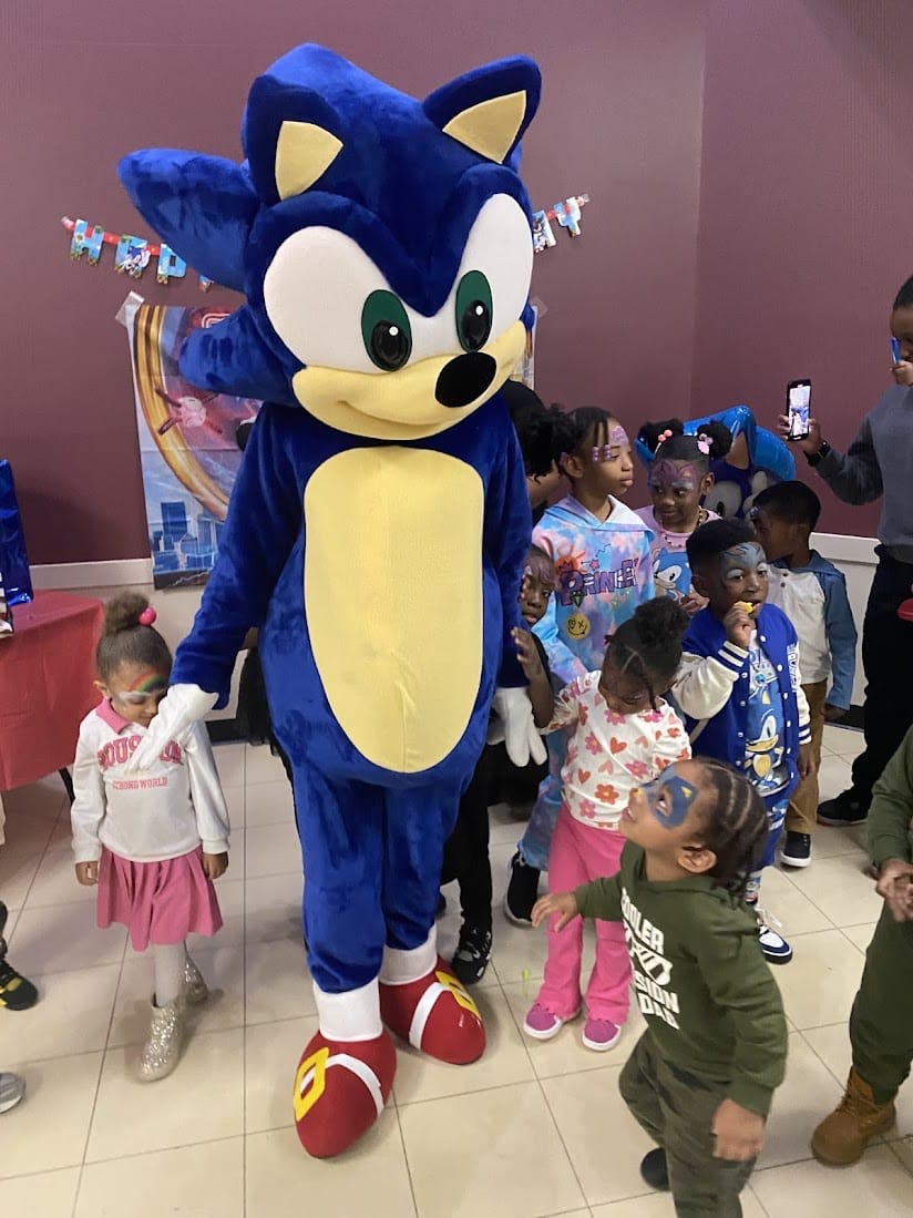 Hire Sonic for birthday parties