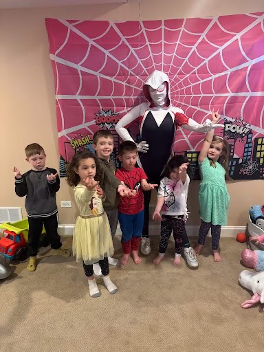Ghost Spider party entertainment