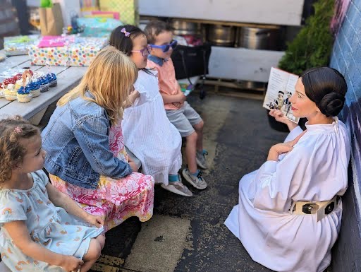 Princess Leia party entertainment