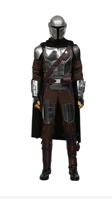 The Mandalorian character at birthday party